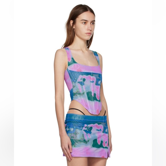 Miaou Corset Multicolored Corset Top - Picture 3 of 4